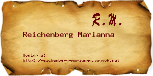Reichenberg Marianna névjegykártya